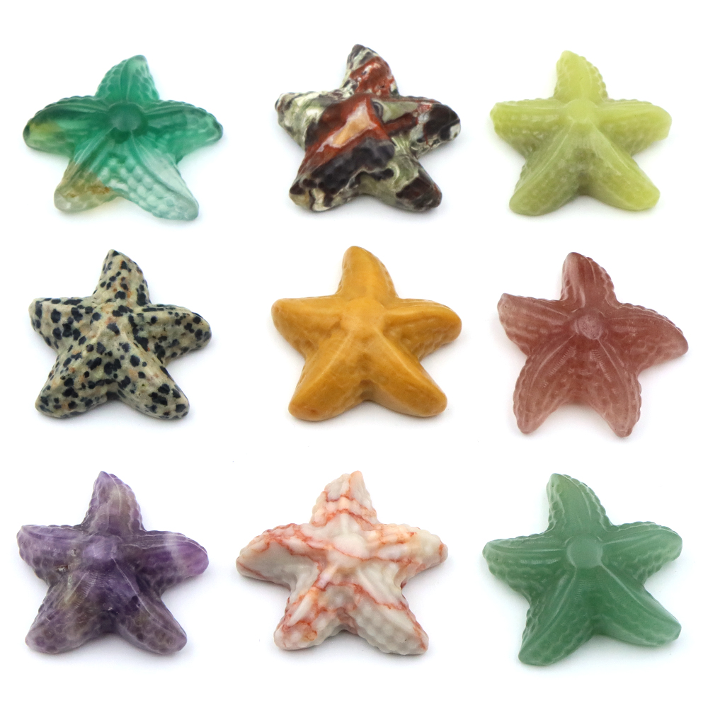 Aquarium Decor - 35mm Starfish Shape Statue Marine Animal