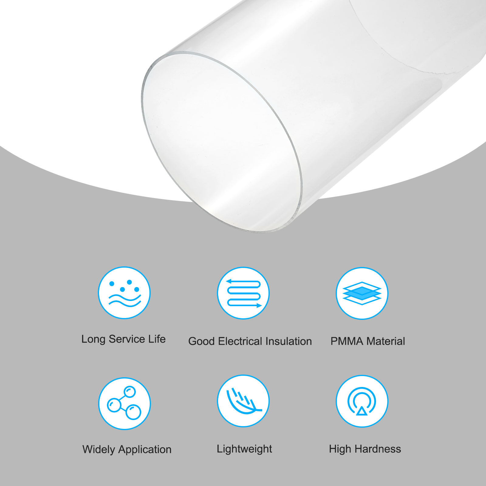350mm Transparent Acrylic Aqua - Aquarium Light ulasan dan harga