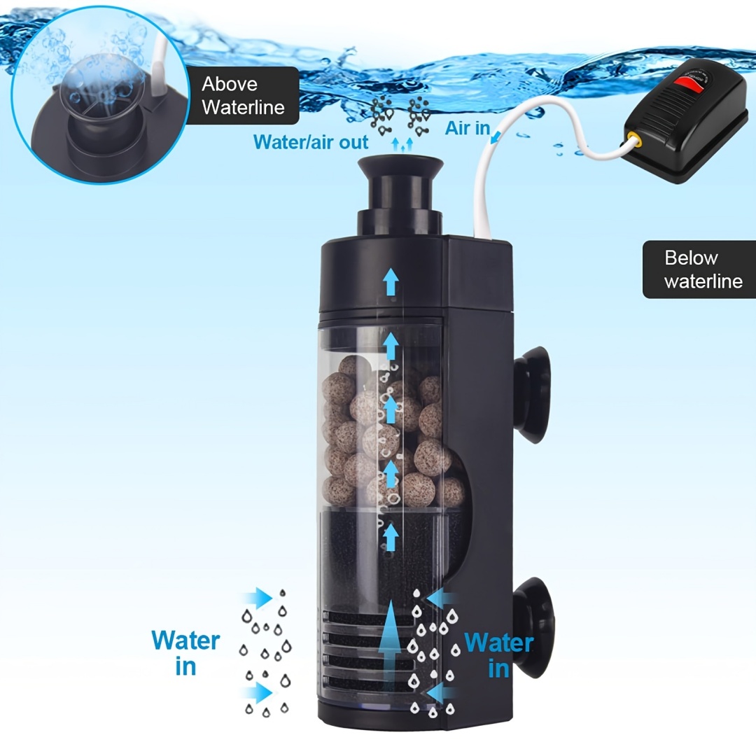 Compact Wall-Mounted Bio Spong - Betta Fish Tank ulasan dan harga