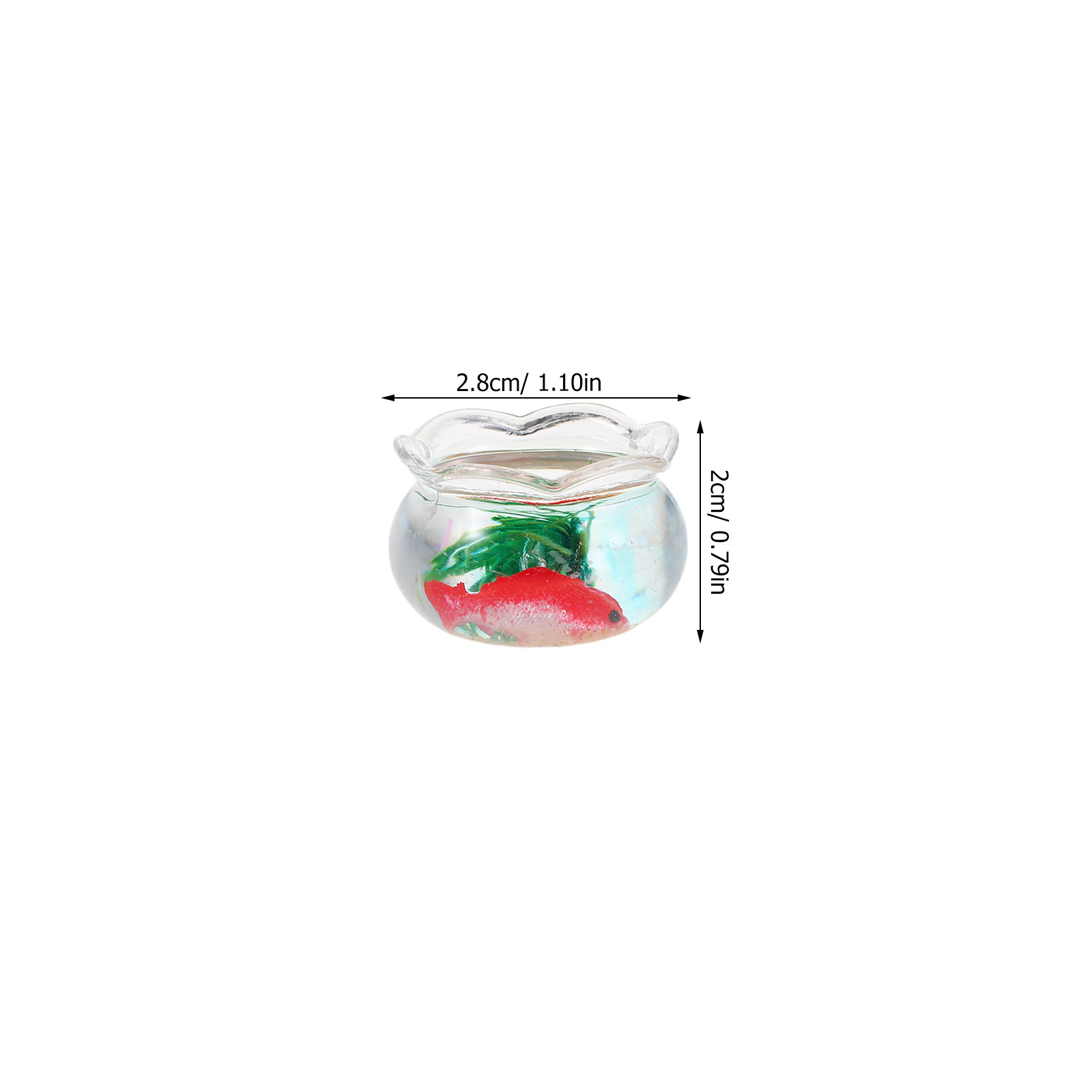 5pcs Miniature Koi Fish Tank:  - Aquarium Decor ulasan dan harga
